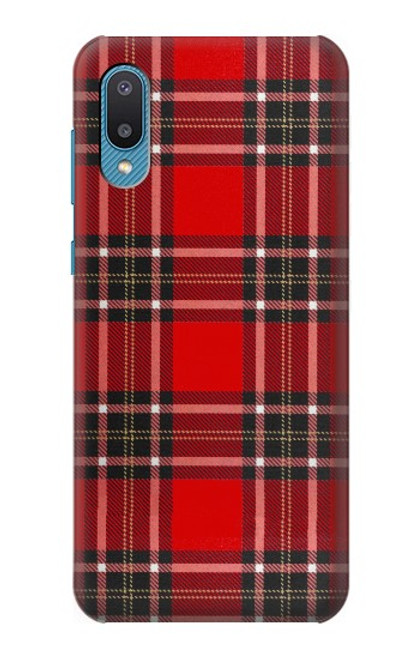 S2374 Tartan Red Pattern Hülle Schutzhülle Taschen für Samsung Galaxy A04, Galaxy A02, M02