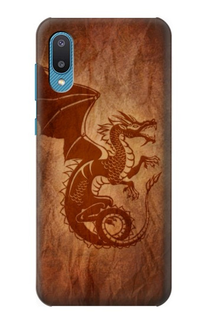 S3086 Red Dragon Tattoo Hülle Schutzhülle Taschen für Samsung Galaxy A04, Galaxy A02, M02