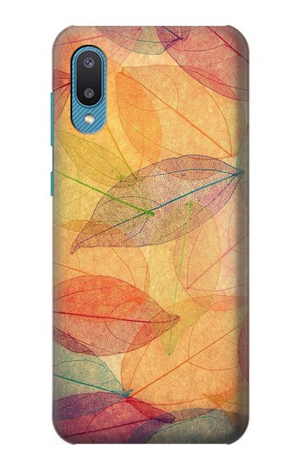 S3686 Fall Season Leaf Autumn Hülle Schutzhülle Taschen für Samsung Galaxy A04, Galaxy A02, M02