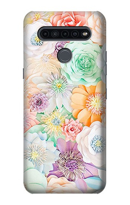 S3705 Pastel Floral Flower Hülle Schutzhülle Taschen für LG K41S