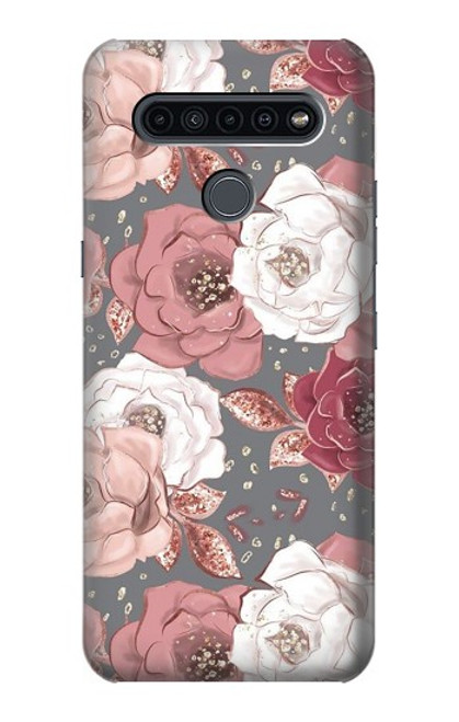 S3716 Rose Floral Pattern Hülle Schutzhülle Taschen für LG K41S