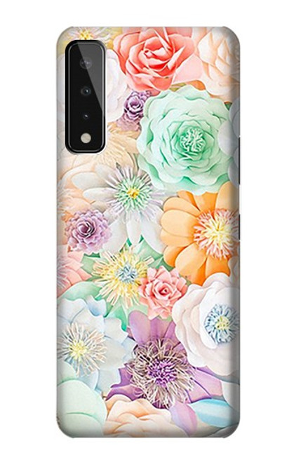 S3705 Pastel Floral Flower Hülle Schutzhülle Taschen für LG Stylo 7 4G