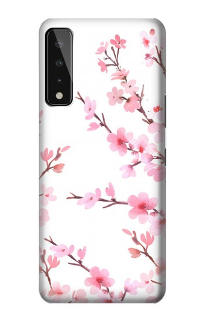 S3707 Pink Cherry Blossom Spring Flower Hülle Schutzhülle Taschen für LG Stylo 7 4G