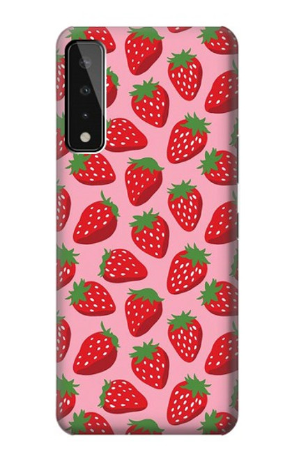 S3719 Strawberry Pattern Hülle Schutzhülle Taschen für LG Stylo 7 4G