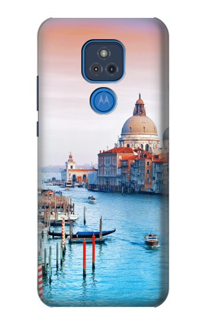 S0982 Beauty of Venice Italy Hülle Schutzhülle Taschen für Motorola Moto G Play (2021)