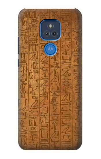 S2805 Egyptian Hierogylphics Papyrus of Ani Hülle Schutzhülle Taschen für Motorola Moto G Play (2021)