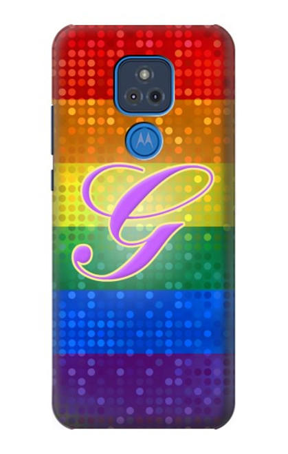 S2899 Rainbow LGBT Gay Pride Flag Hülle Schutzhülle Taschen für Motorola Moto G Play (2021)