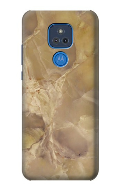 S3240 Yellow Marble Stone Hülle Schutzhülle Taschen für Motorola Moto G Play (2021)