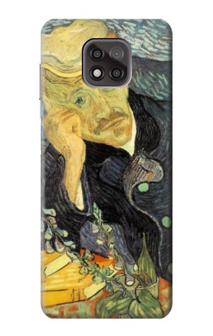 S0212 Van Gogh Portrait of Dr. Gachet Hülle Schutzhülle Taschen für Motorola Moto G Power (2021) S0212 Van Gogh Portrait of Dr. Gachet Hülle Schutzhülle Taschen für Motorola Moto G Power (2021)