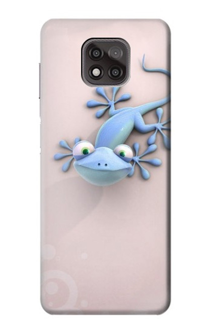 S1631 Funny Gecko Lizard Hülle Schutzhülle Taschen für Motorola Moto G Power (2021)