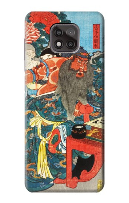 S1826 Utagawa Kuniyoshi Guan Yu Hülle Schutzhülle Taschen für Motorola Moto G Power (2021)