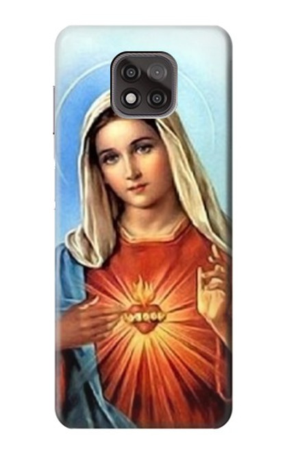 S2420 The Virgin Mary Santa Maria Hülle Schutzhülle Taschen für Motorola Moto G Power (2021)