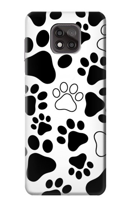 S2904 Dog Paw Prints Hülle Schutzhülle Taschen für Motorola Moto G Power (2021)
