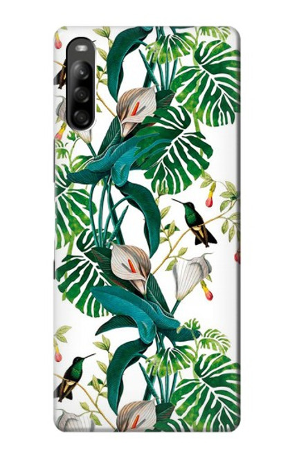 S3697 Leaf Life Birds Hülle Schutzhülle Taschen für Sony Xperia L5