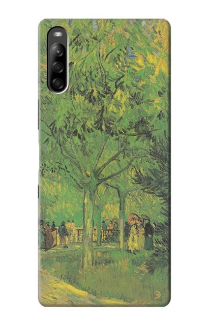 S3748 Van Gogh A Lane in a Public Garden Hülle Schutzhülle Taschen für Sony Xperia L5