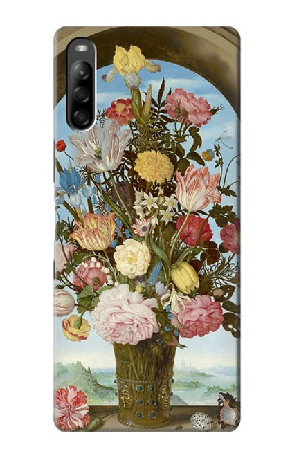 S3749 Vase of Flowers Hülle Schutzhülle Taschen für Sony Xperia L5