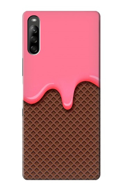 S3754 Strawberry Ice Cream Cone Hülle Schutzhülle Taschen für Sony Xperia L5