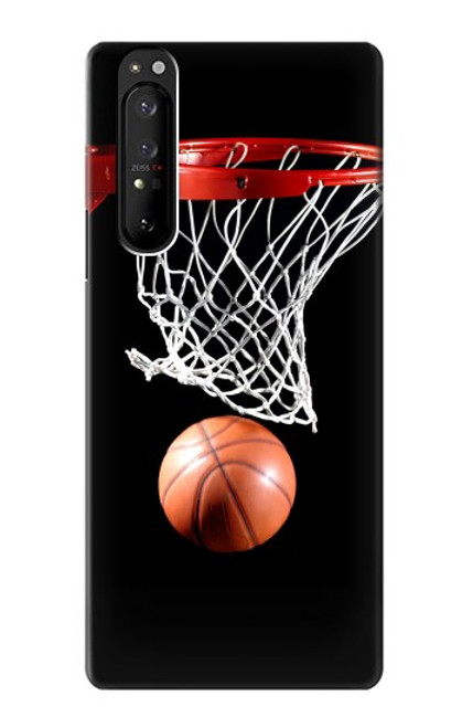 S0066 Basketball Hülle Schutzhülle Taschen für Sony Xperia 1 III
