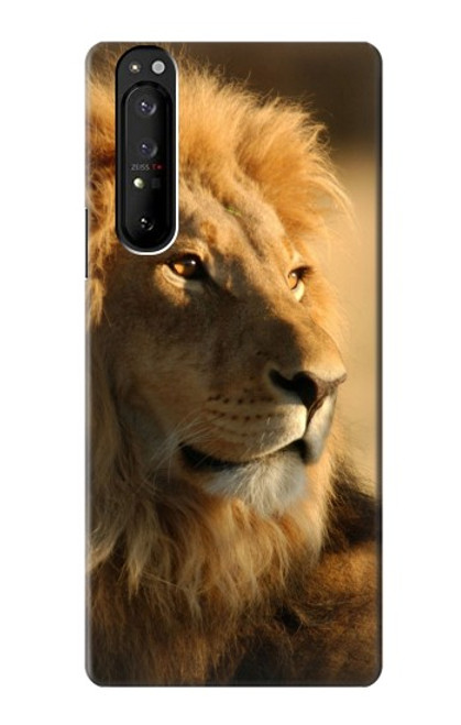 S1046 Lion King of Forest Hülle Schutzhülle Taschen für Sony Xperia 1 III