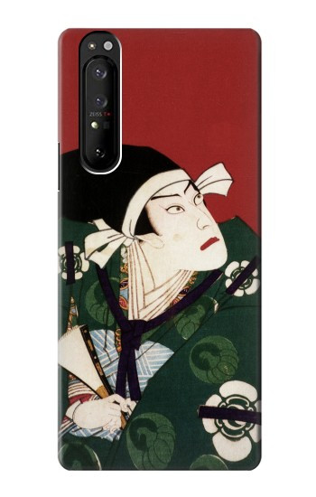 S2498 Japan Art Toyohara Kunichika Hülle Schutzhülle Taschen für Sony Xperia 1 III