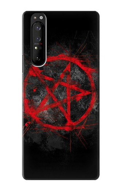 S2557 Pentagram Hülle Schutzhülle Taschen für Sony Xperia 1 III