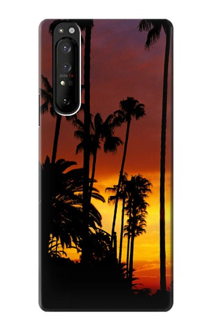 S2563 California Sunrise Hülle Schutzhülle Taschen für Sony Xperia 1 III