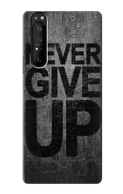 S3367 Never Give Up Hülle Schutzhülle Taschen für Sony Xperia 1 III