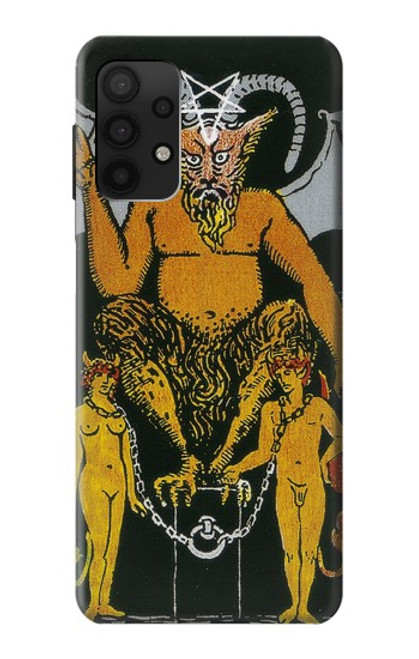 S3740 Tarot Card The Devil Hülle Schutzhülle Taschen für Samsung Galaxy A32 4G