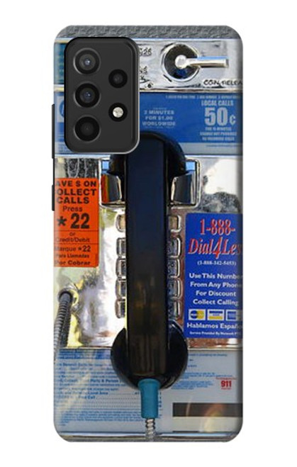 S0087 Payphone Hülle Schutzhülle Taschen für Samsung Galaxy A52, Galaxy A52 5G