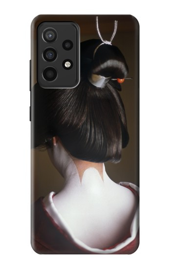 S1337 Japan Geisha Neck Hülle Schutzhülle Taschen für Samsung Galaxy A52, Galaxy A52 5G