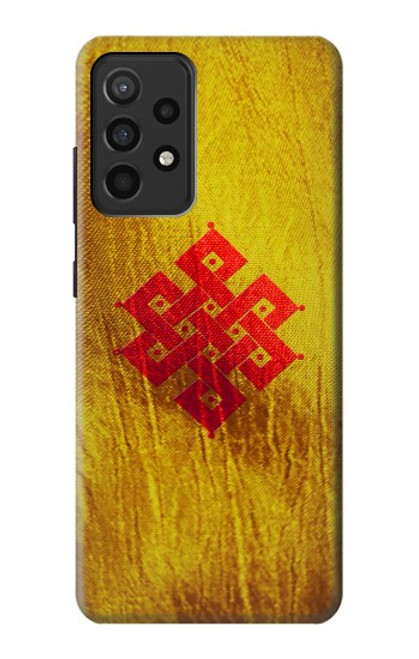 S2318 Eternal Knot Buddhist Spiritual Meditation Hülle Schutzhülle Taschen für Samsung Galaxy A52, Galaxy A52 5G