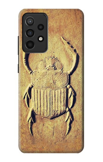 S2401 Egyptian Scarab Beetle Graphic Printed Hülle Schutzhülle Taschen für Samsung Galaxy A52, Galaxy A52 5G