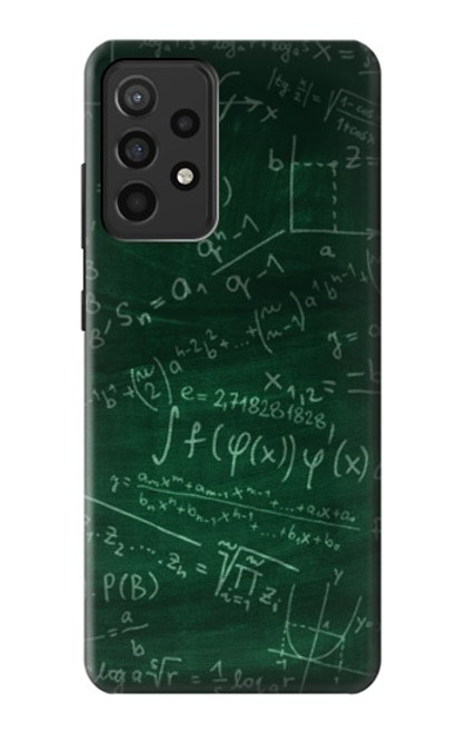 S3190 Math Formula Greenboard Hülle Schutzhülle Taschen für Samsung Galaxy A52, Galaxy A52 5G