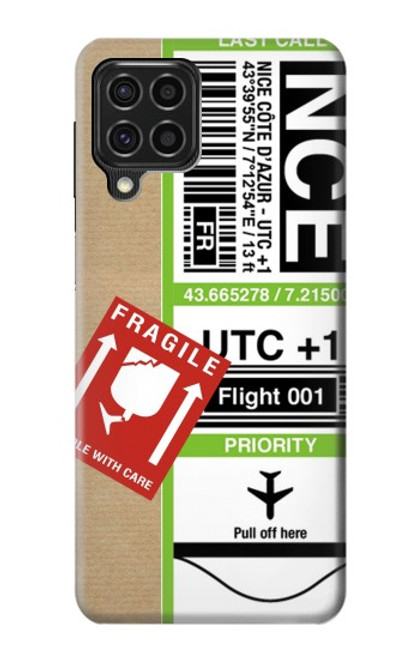 S3543 Luggage Tag Art Hülle Schutzhülle Taschen für Samsung Galaxy F62