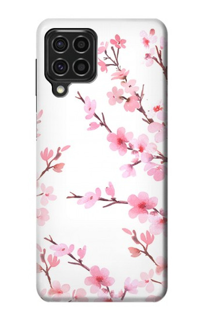 S3707 Pink Cherry Blossom Spring Flower Hülle Schutzhülle Taschen für Samsung Galaxy F62