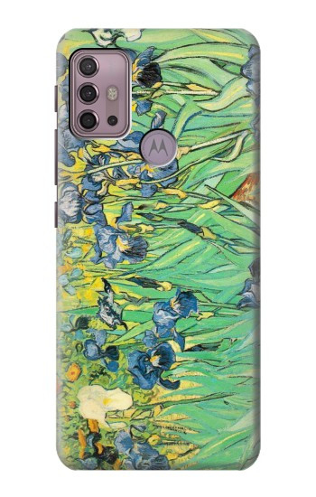 S0210 Van Gogh Irises Hülle Schutzhülle Taschen für Motorola Moto G30, G20, G10