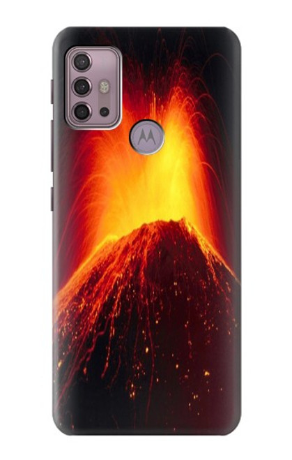 S0745 Volcano Lava Hülle Schutzhülle Taschen für Motorola Moto G30, G20, G10