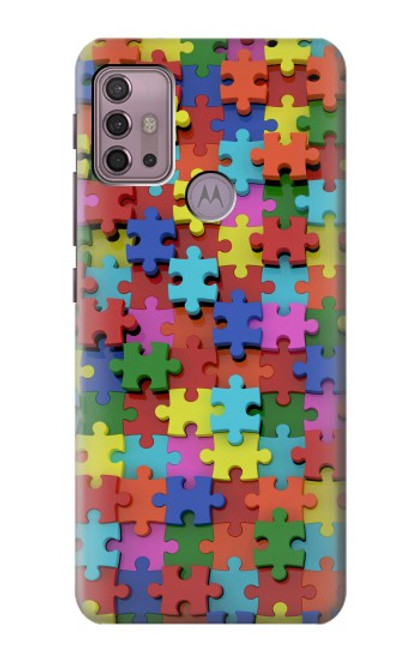 S0816 Puzzle Hülle Schutzhülle Taschen für Motorola Moto G30, G20, G10
