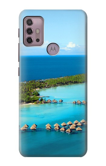 S0844 Bora Bora Island Hülle Schutzhülle Taschen für Motorola Moto G30, G20, G10