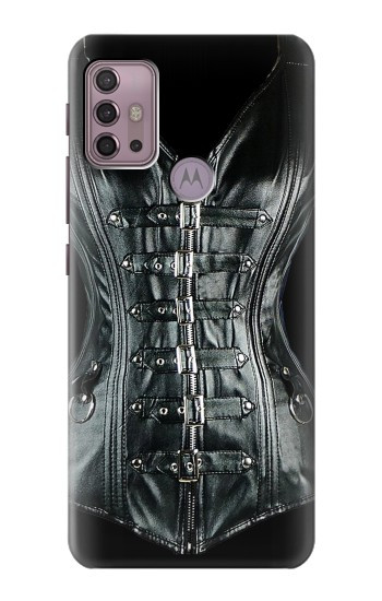 S1639 Gothic Corset Black Hülle Schutzhülle Taschen für Motorola Moto G30, G20, G10