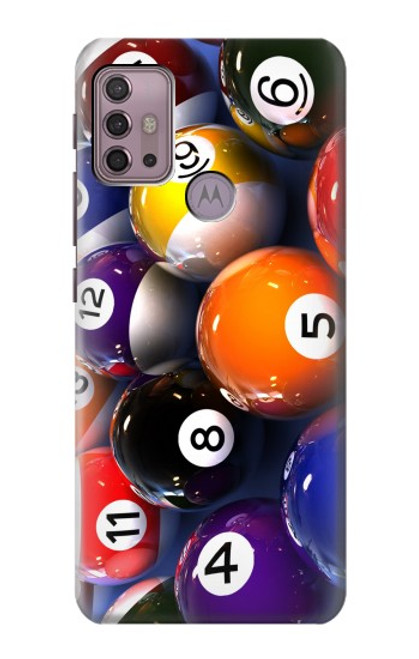 S2238 Billiard Pool Ball Hülle Schutzhülle Taschen für Motorola Moto G30, G20, G10