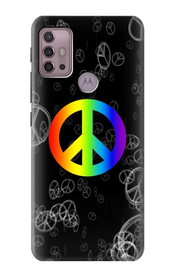 S2356 Peace Sign Hülle Schutzhülle Taschen für Motorola Moto G30, G20, G10