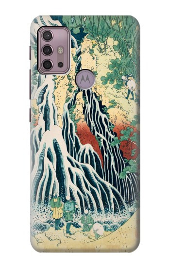 S2491 Hokusai Kirifuri Waterfall at Kurokami Hülle Schutzhülle Taschen für Motorola Moto G30, G20, G10