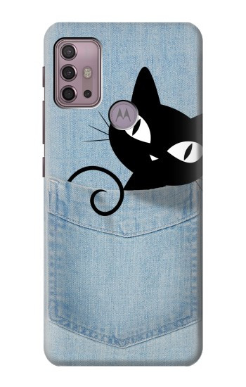 S2641 Pocket Black Cat Hülle Schutzhülle Taschen für Motorola Moto G30, G20, G10