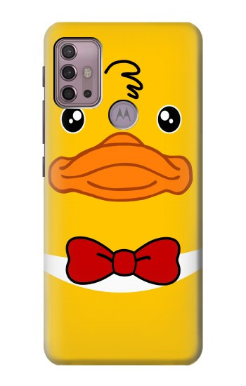 S2760 Yellow Duck Tuxedo Cartoon Hülle Schutzhülle Taschen für Motorola Moto G30, G20, G10