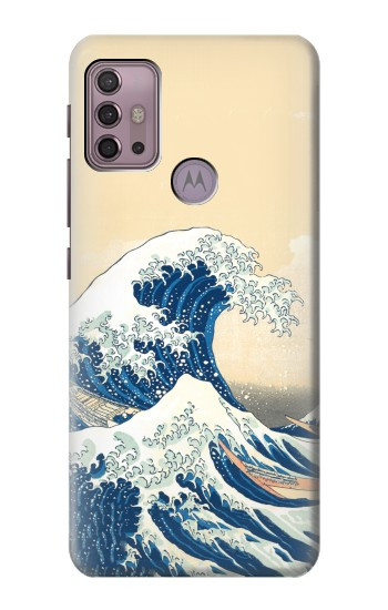 S2790 Hokusai Under The Wave off Kanagawa Hülle Schutzhülle Taschen für Motorola Moto G30, G20, G10