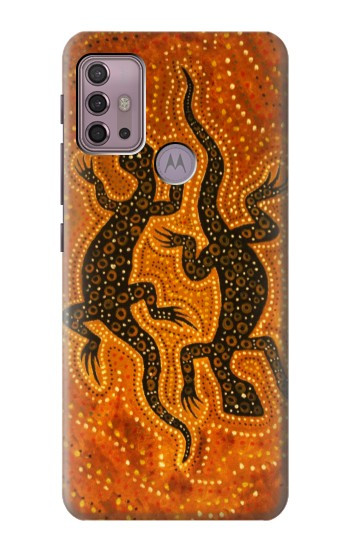 S2901 Lizard Aboriginal Art Hülle Schutzhülle Taschen für Motorola Moto G30, G20, G10