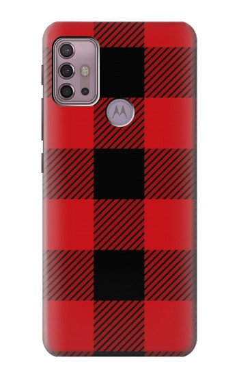 S2931 Red Buffalo Check Pattern Hülle Schutzhülle Taschen für Motorola Moto G30, G20, G10