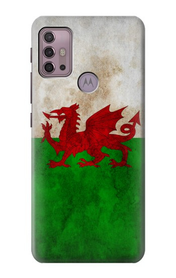 S2976 Wales Football Soccer Flag Hülle Schutzhülle Taschen für Motorola Moto G30, G20, G10