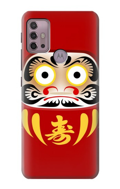 S3045 Japan Good Luck Daruma Doll Hülle Schutzhülle Taschen für Motorola Moto G30, G20, G10